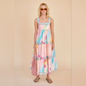 Hunter Bell Rita Pink Dress Size S